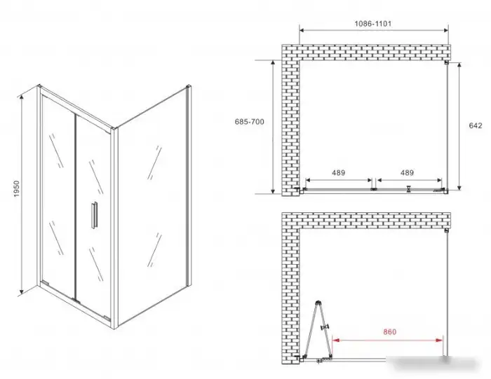 Душевой уголок Abber Sonnenstrand AG07110-S70 - фото товара