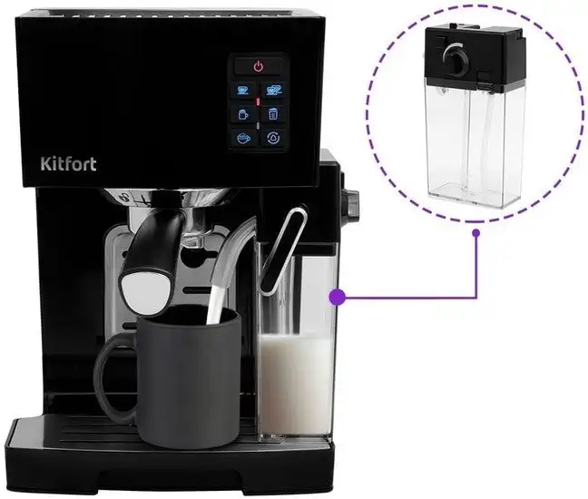 Рожковая помповая кофеварка Kitfort KT-743 - фото товара