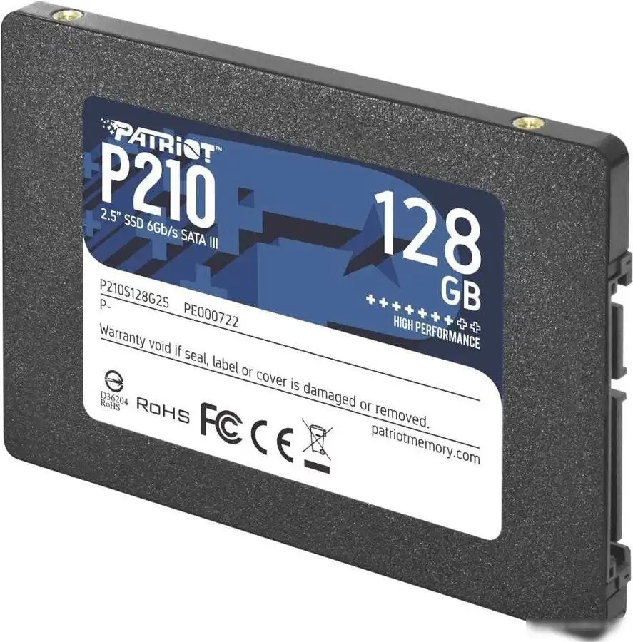 SSD Patriot P210 128GB P210S128G25 – фото товара