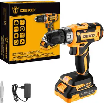 Дрель-шуруповерт Deko DKCD20FU-Li 063-4149 (с 1-им АКБ) – изображение в каталоге