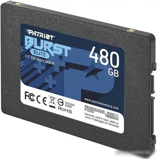 SSD Patriot Burst Elite 480GB PBE480GS25SSDR – фото товара