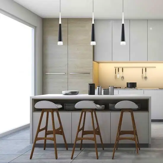 Подвесная люстра Elektrostandard DLR038 7+1W 4200K (черный матовый) – фото товара