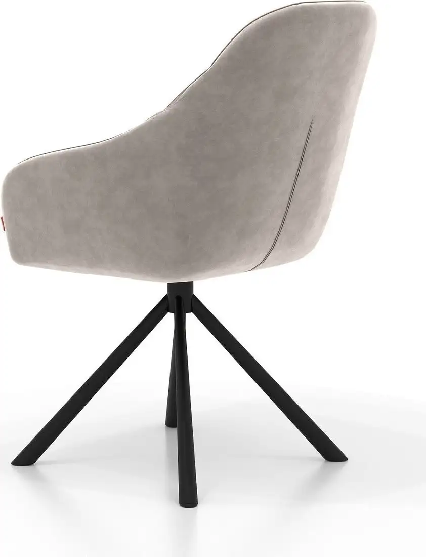 Стул Памир Босс F81 поворотный (светло-серый/черная опора) – фото товара