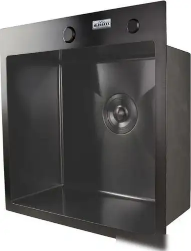 Кухонная мойка MARRBAXX B5050-R (черный/графит) - фото товара