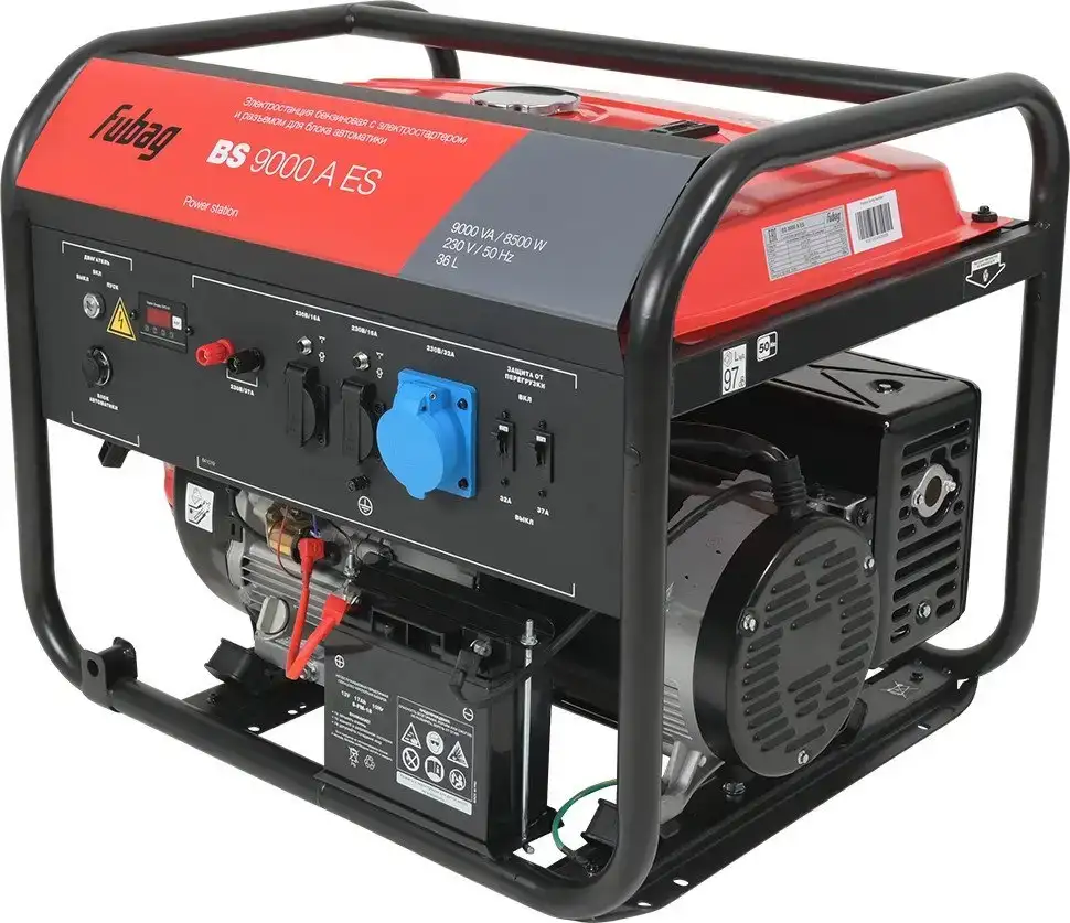 Бензиновый генератор Fubag BS 9000 A ES 641092 – фото товара