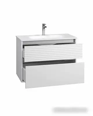 Belux Тумба под умывальник Севилья НП80-02 (1, белый глянцевый) – фото товара