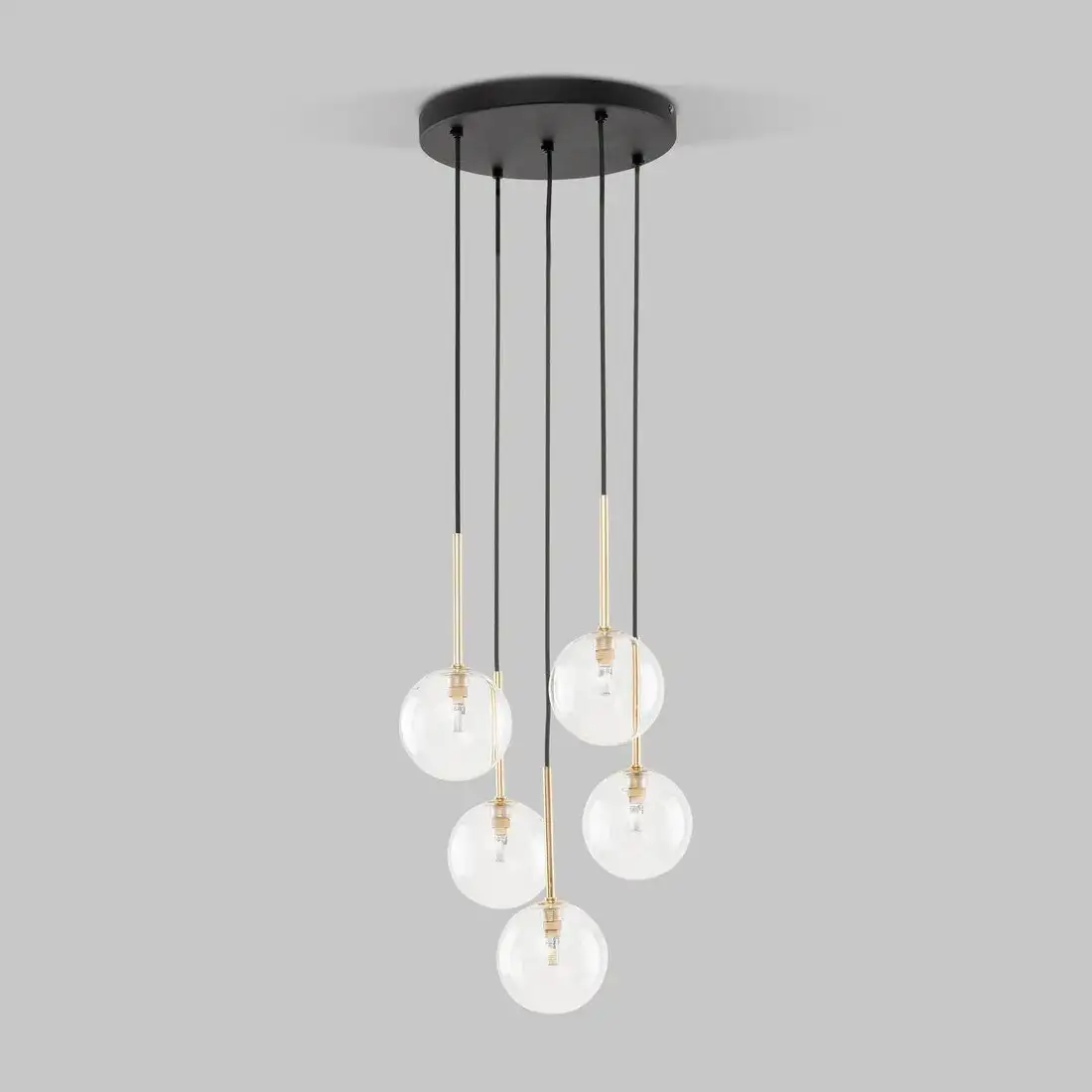 Подвесная люстра TK Lighting Nilos 5943 (золото/черный) – фото товара