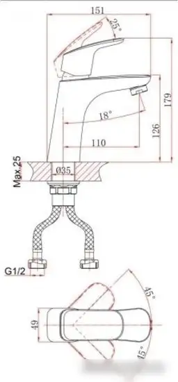 Смеситель A-Five A5-0321 - фото товара