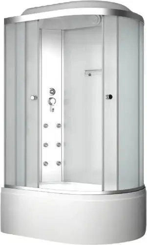 Душевая кабина Oda 8037BML (белый/матовое стекло) - изображение в каталоге