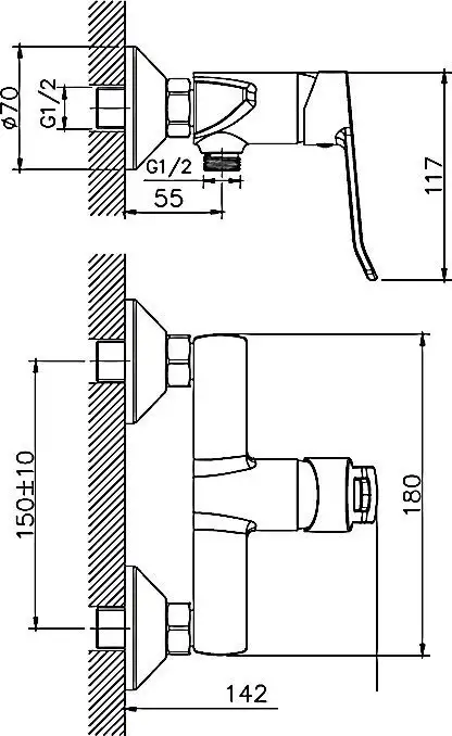 Гигиенический душ Haiba HB55556 - фото товара