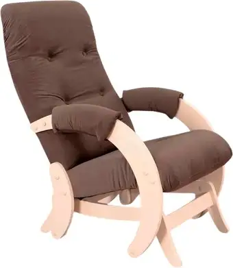 Кресло-глайдер Glider Модель 68 (коричневый/дуб шампань) – изображение в каталоге