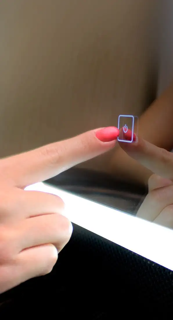 Пекам Зеркало Vesta 75x90 Vesta-75x90scl (с подсветкой, сенсором на прикосновение и часами) – фото товара