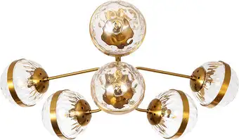 Люстра средней высоты Arte Lamp Delacrua A7770PL-6PB – изображение в каталоге