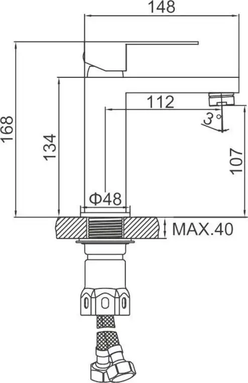 Смеситель Ledeme L71025 - фото товара