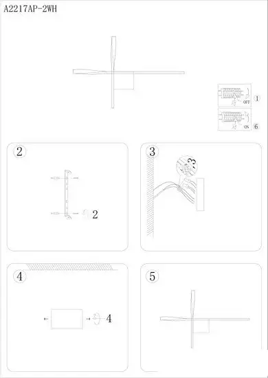 Бра Arte Lamp A2217AP-2WH – фото товара