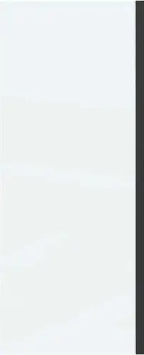 Душевая стенка Grossman Classic 100х195 200.K33.04.100.21.00 (черный матовый/стекло прозрачное) - изображение в каталоге