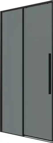 Душевая дверь Grossman Galaxy 80x195 1/2.K33.01.80.21.10 (черный матовый/тонированное стекло) - изображение в каталоге