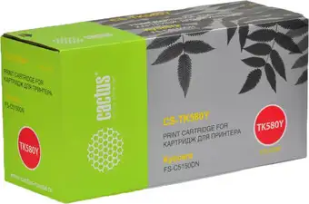 Картридж CACTUS CS-TK580Y (аналог Kyocera TK-580Y) – изображение в каталоге