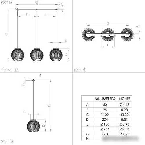 Подвесная люстра Eglo Venezuela 900167 – фото товара