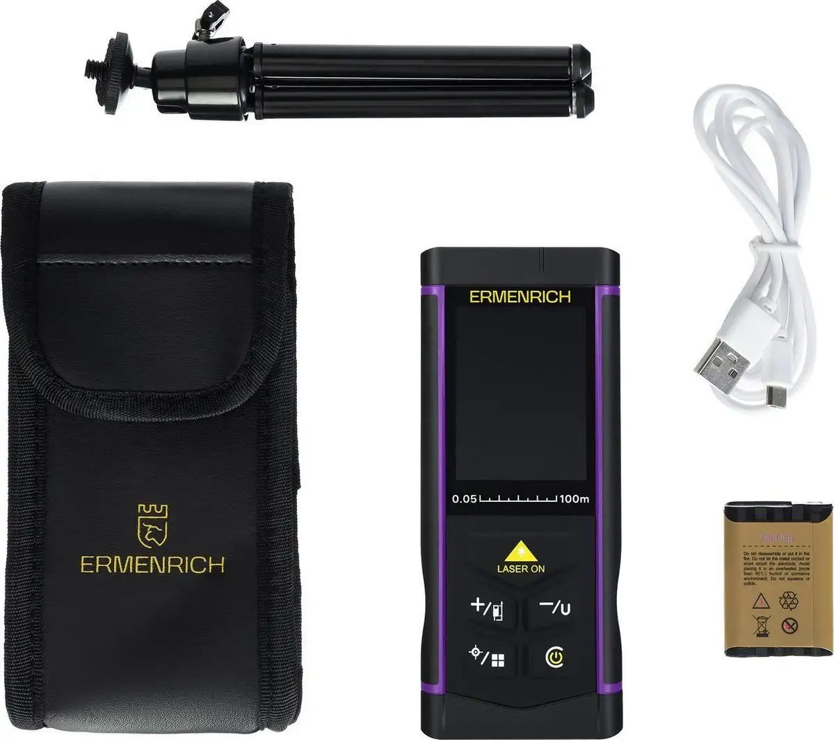 Лазерный дальномер Ermenrich PRO LR100 84652 – фото товара