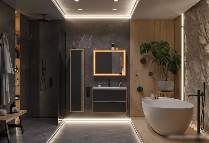 ЗОВ Шкаф-пенал Парма 150 PP150LHO0MBPMC1A (дуб/черный) – фото товара