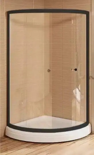 Душевой уголок Radomir Найт 110 1-03-6-0-0-0050 (прозрачное стекло/черный) - фото товара