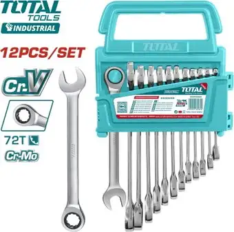 Набор ключей Total THT102RK0126 (12 предметов) – изображение в каталоге