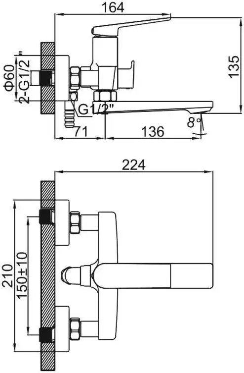 Смеситель Ledeme L3291 - фото товара