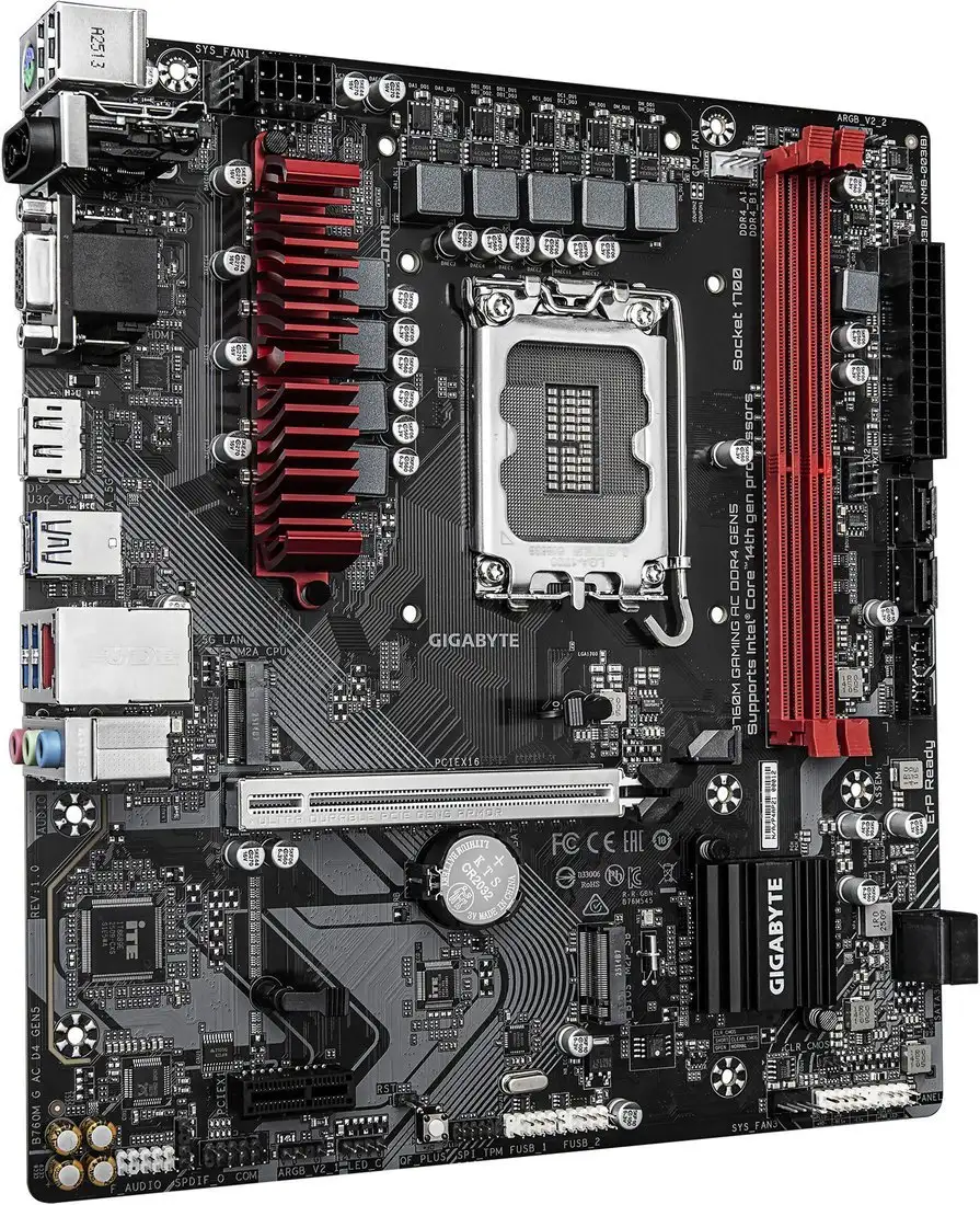 Материнская плата Gigabyte B760M Gaming AC DDR4 GEN5 – фото товара