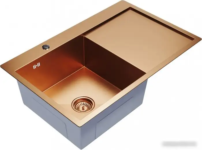 Кухонная мойка Mixline Pro 552921 (бронза, с сифоном) - фото товара