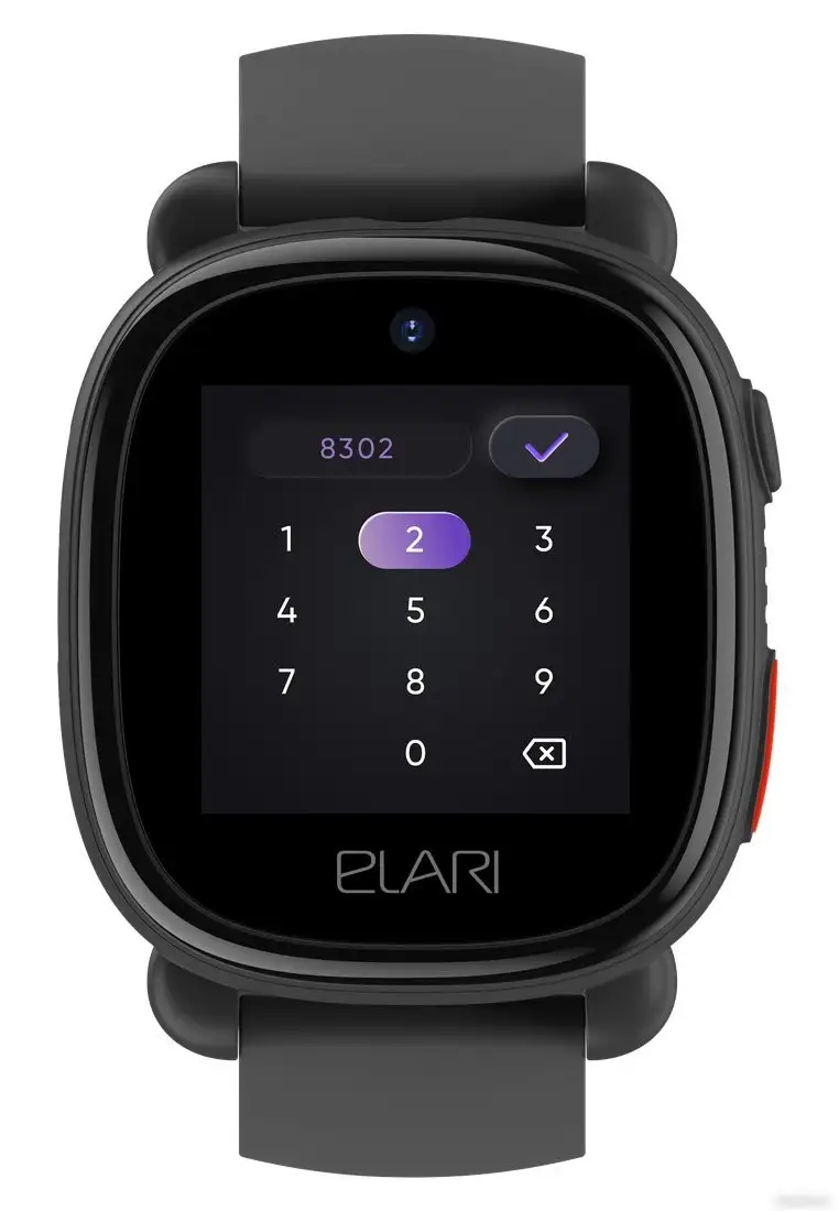 Детские умные часы Elari KidPhone 4G Lite (черный) – фото товара