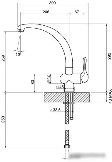 Смеситель Smeg MF8CR (хром) - фото товара