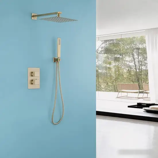 Душевая система Abber Daheim AF8251G (золото матовое) - фото товара