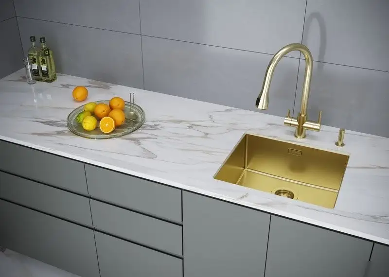 Смеситель Paulmark Lange La214212-SBG (золото/светлое брашированное золото) - фото товара