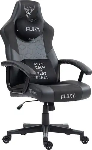 Игровое (геймерское) кресло FLOKY Huginn Black (черный) – изображение в каталоге