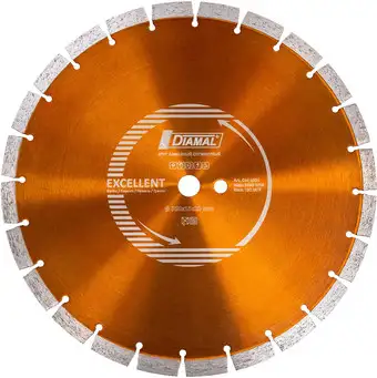 Отрезной диск алмазный Diamal DM230LG