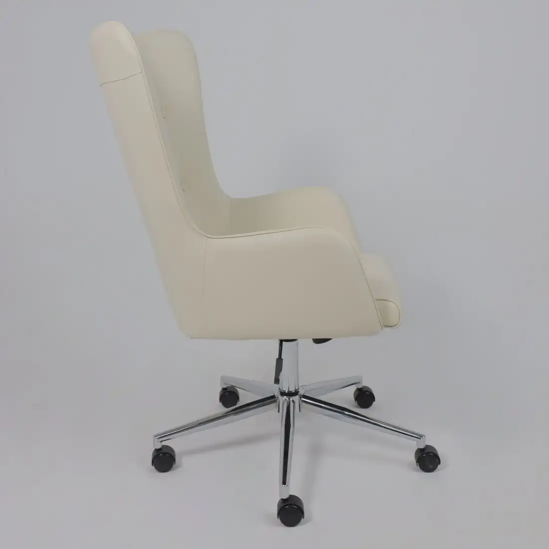 Офисное кресло AksHome Bella XL Chrome (Pegasso крем) – фото товара