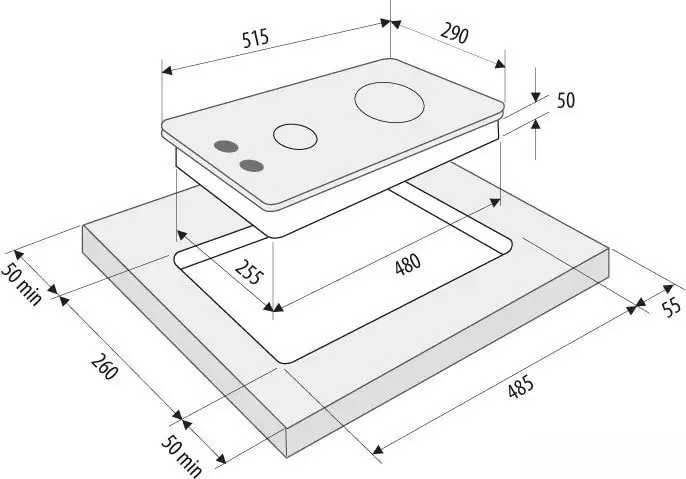 Варочная панель Krona Calore 30 BL - фото товара