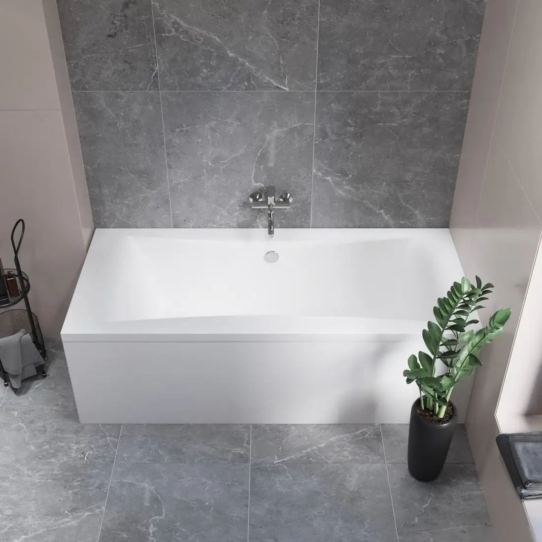 Ванна Lauter Belgravia 170x75 21110170 (с каркасом) - фото товара