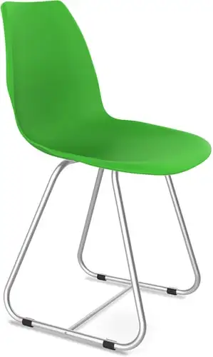 Стул Sheffilton SHT-ST29/S38 (зеленый RAL6018/хром лак) – изображение в каталоге