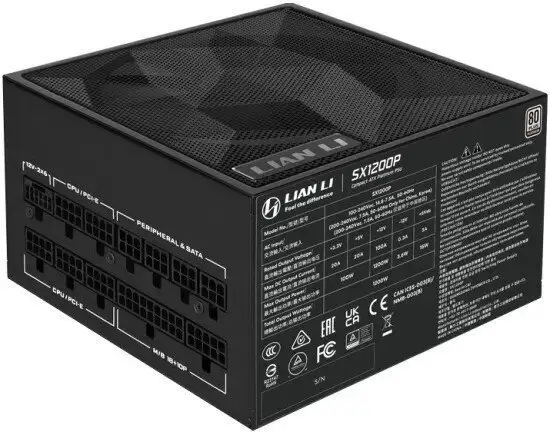 Блок питания Lian Li SX Platinum 1200 G9P.SX1200P.B000.RU – фото товара