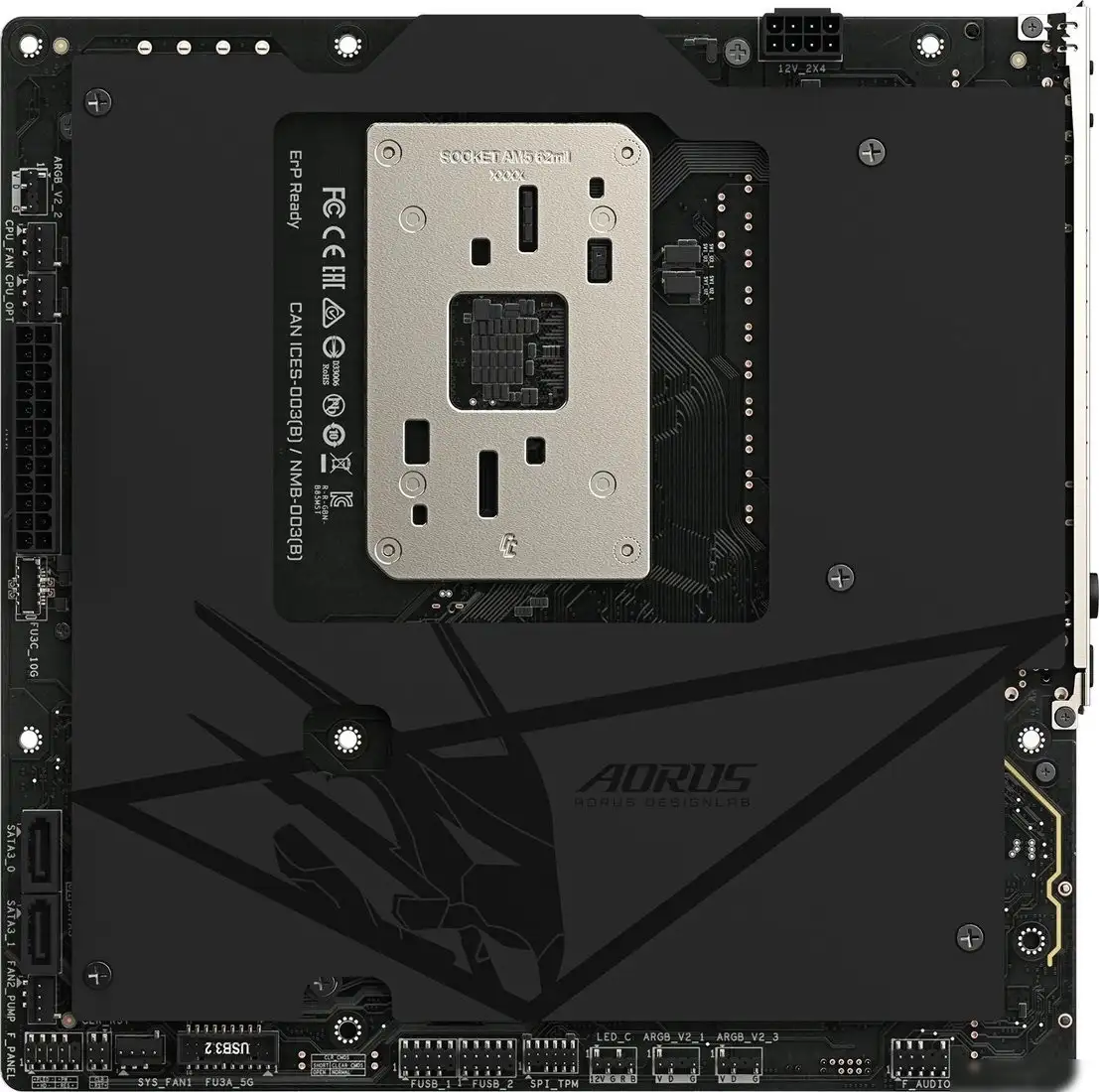 Gigabyte B850M Aorus Stealth (rev. 1.0) – фото товара