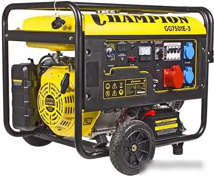 Бензиновый генератор Champion GG7501E-3 – фото товара