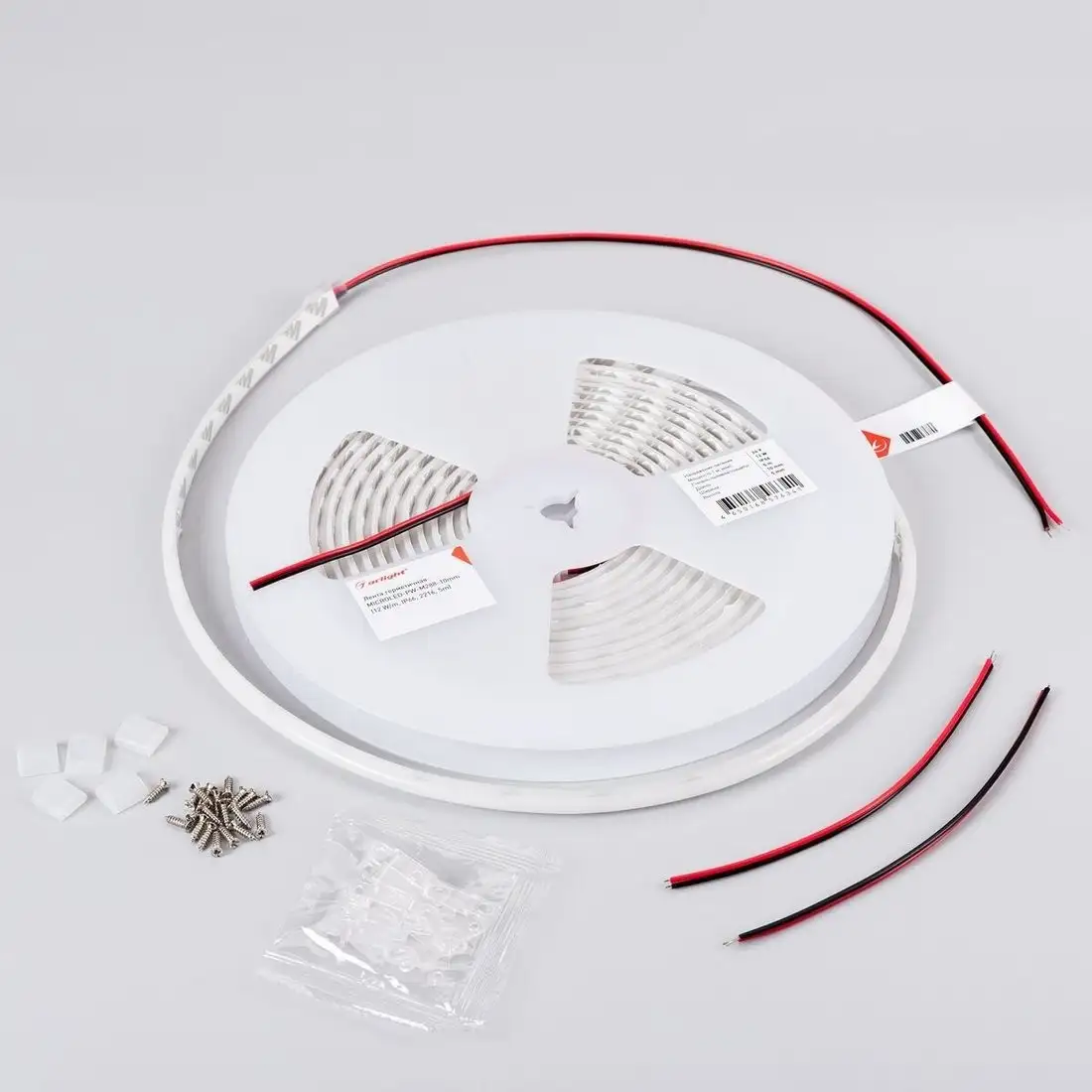 Светодиодная лента Arlight 12W/m 288Led/m 2216SMD дневной белый 5M герметичная MICROLED-PW-M288-10mm 24V Day4000 046751 – фото товара