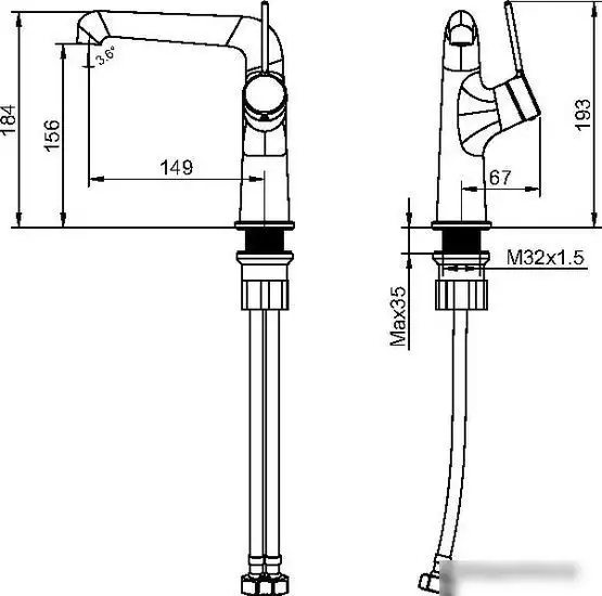 Смеситель Maxonor PL1094-9 - фото товара