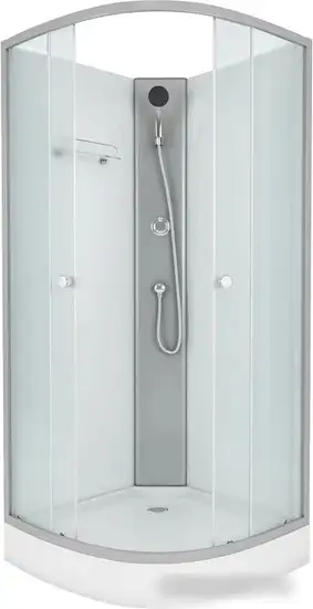 Душевая кабина Niagara Eco E90/13/MT/BK 90x90x200