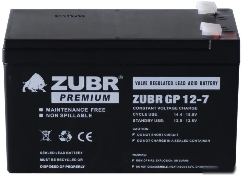 Аккумулятор для ИБП Zubr GP 12-7 – фото товара