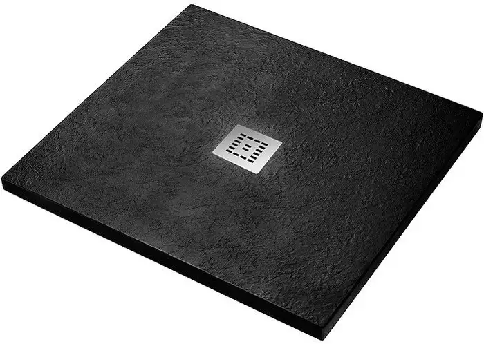 Душевой поддон BelBagno TRAY-MR-UNO-A-90-35-NERO-CR 90x90 - фото товара