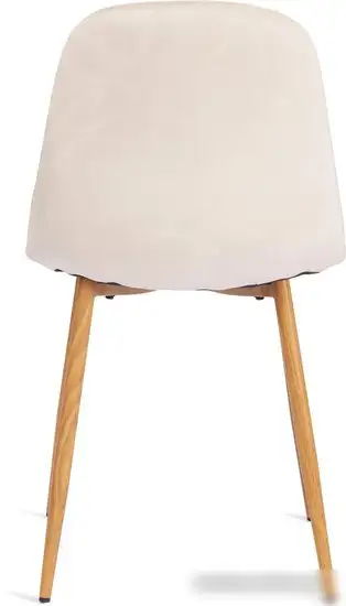 Стул TetChair Breeze вельвет/металл (светло-бежевый HLR1/натуральный) – фото товара