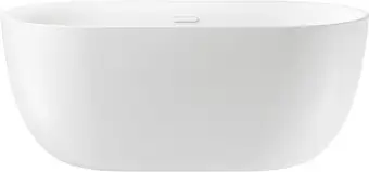 Ванна Wellsee Chic Riviera 149x78 236801002 (отдельностоящая ванна белый глянец, экран, ножки, сифон-автомат глянцевый белый) - изображение в каталоге